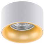 Maclean MCE457 süllyesztett alumínium spot lámpatest, GU5.3, 70x40mm, fehér/arany (75354)