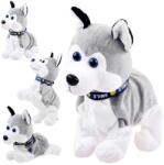 Jokomisiada Interaktív husky plüsskutya hanggal, mozgó trükkökkel, 29 cm (10656)