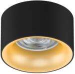 Maclean Süllyeszthető alumínium spotlámpa GU5.3, kerek, 70×40 mm, fekete/arany (75353)