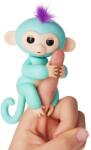 Cenocco interaktív ujjra csíptethető kismajom játék türkiz, 12×4 cm (CC-9048-TURQUOISE)