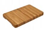 WOODOK Prémium tölgyfa konyhai vágódeszka 30×45 cm, 4 cm vastag, olajozott (90109)