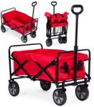 MultiGarden Összecsukható kerti és strand szállítókocsi, piros, 47×105 cm, 70 kg (BP-025 RED)