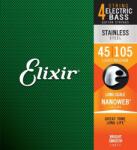 Elixir 14677 NanoWeb Stainless Steel 45-105 Light Medium