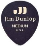 Dunlop 485R-03MD Celluloid Teardrop Black Medium - arkadiahangszer