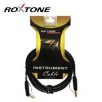 Roxtone GGJJ110L5 6, 3 Jack mono - 6, 3 pipa Jack mono professzionális gitárkábel, 5m (fekete)