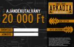 Árkádia Ajándékutalvány 20000 Ft