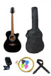 Flight F-230 BK akusztikus gitár szett