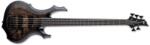 ESP Esp Ltd F-5 Ebony Burl Poplar Charcoal Burst Satin