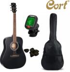 Cort AD-810-BK akusztikus gitár szett