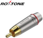 Roxtone RF2P-NG RCA lengő dugó, aranyozott