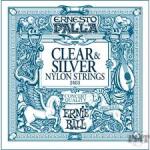 Ernie Ball Ernesto Palla Classical Clear&Silver - arkadiahangszer