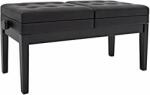 Grand HY-PJ026 Dupla zongoraszék Black Gloss