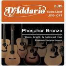 Daddario EJ15 PhB 10-47 akusztikus húr szett