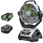 EGO FN 1000E akkus ventilátor 56 V | Szénkefementes | 1 x 2, 5 Ah akku + töltő (FN 1000E KIT)