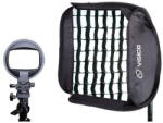 Visico Softbox Visico 40x40cm cu grid honeycomb si flash holder EB-063 (10492)