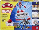 Hasbro Комплект с моделин Play-Doh Marvel - Spider-Мan, Launch And Slice Battle (F9827) - ozone
