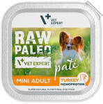 VetExpert RAW PALEO PATE MINI adult curcan 6x150g - tavă cu curcan