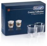 Delonghi Set 6 Pahare Cappuccino Delonghi Fancy Collection 270ml Transparent (5513296661) Pahar