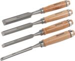 WERKZEYT laposvéső készlet, fa markolat, 4 db (CPT861000)