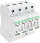 Tracon Túlfeszültség levezető cserélhető betéttel, T2 AC típusú 4P, ESPD2-70-4P (ESPD2-70-4P)