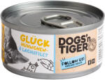  Dogs'n Tiger 24x70g Dogs'n Tiger Cat Csirke- & lazacfilé nedves macskatáp