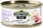 Greenwoods 6x70g Greenwoods Delight csirkefilé & kacsa nedves macskatáp