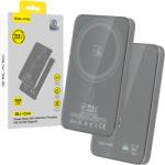 Blavec Power Bank 5000mAh BJ-04 Ultra Slim 7, 8mm - Type C - 22, 5W mágneses Magsafe 3 az 1-ben (PBBJ04-MC5G) szürke - smartdiszkont