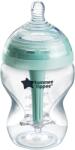 Tommee Tippee ADVANCED ANTI-COLIC önsterilizáló cumisüveg + lassú folyás cumi, 0hó+, 260 ml