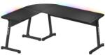 Huzaro Birou gaming Huzaro Hero 6.0 RGB, 147 x 112 x 74 cm, Otel, Picioare ajustabile (Negru) (HZ-Hero 6.0 Black RGB)