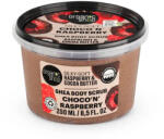 Organic Shop Csokis málna Puhító testradír málnával és kakaóvajjal - 250ml