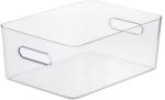 SMARTSTORE Műanyag tárolódoboz, 15, 4 liter, SMARTSTORE "Compact Clear L", átlátszó (CSDSMART14) - primatinta