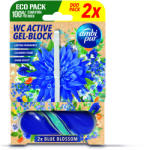 Ambi Pur WC Active Gel-Block Blue Blossom 2x45 g