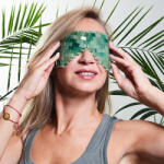  Yeye zöld jáde szemmaszk