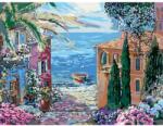 Ravensburger - CreArt Pictura pe numere pentru adulti Peisaj mediteranean (art_RVSPBN20218)