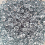 CsimpiStore Csiszolt Kristály gyöngy Füstkék (8mm, Műanyag) 20g/csomag