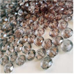 CsimpiStore Csiszolt Kristály gyöngy Szürke (8mm, Műanyag) 20g/csomag