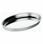 Inoxibar rozsdamentes acél ovális mély tálca, 35 cm x 24 cm x 4 cm, 18% (59075)