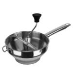 Inoxibar Ecco Accero zöldség/halpasszírozó 20 x 12 cm, rozsdamentes acél 18/10 (52212)