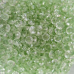 CsimpiStore Csiszolt Kristály gyöngy Világoszöld (8mm, Műanyag) 20g/csomag