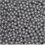 CsimpiStore Dekor Gyöngy metál fényű ezüst (8mm, Műanyag) 20g/csomag