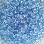CsimpiStore Csiszolt Kristály gyöngy Világoskék (8mm, Műanyag) 20g/csomag
