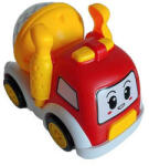 ST Világítós, zenélős mini betonkeverő 13 cm piros