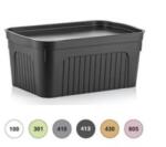 Dünya fedeles tároló doboz 8L, fehér (30531-fehér)