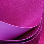 Tourch Csillámos Ciklámen Rózsaszín Dekorgumi 60x40-es 2mm