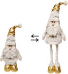  Karácsonyi Mikulás figura teleszkópos lábbal 54-80 cm-ig