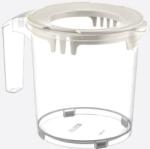 Dünya Plastik műanyag mixeres kancsó tetővel 160 ML, fehér (10201-fehér)