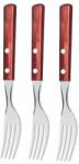 Tramontina Polywood 3 db-os fahatású műanyag nyelű villakészlet, 19, 5 cm (21102-370)