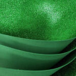 Tourch Csillámos Zöld Dekorgumi 60x40-es 2mm