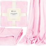 Springos meleg pléd, 70x160 cm - Rózsaszín (HA7118)