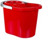  Galeata Gospodina, ovala din plastic, cu storcator detasabil, 13L, rosu 37127ROS